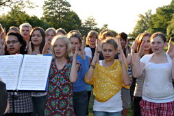 Foto von der Chorkursfahrt 2011