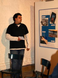 Foto von der Eröffnung der Ausstellung 'komm! Kunst!'