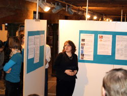Foto von der Eröffnung der Ausstellung 'komm! Kunst!'