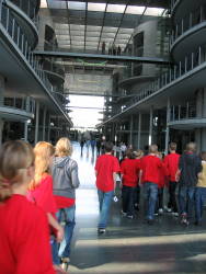 Foto von der Reise der TGG-Fußballtemas nach Berlin