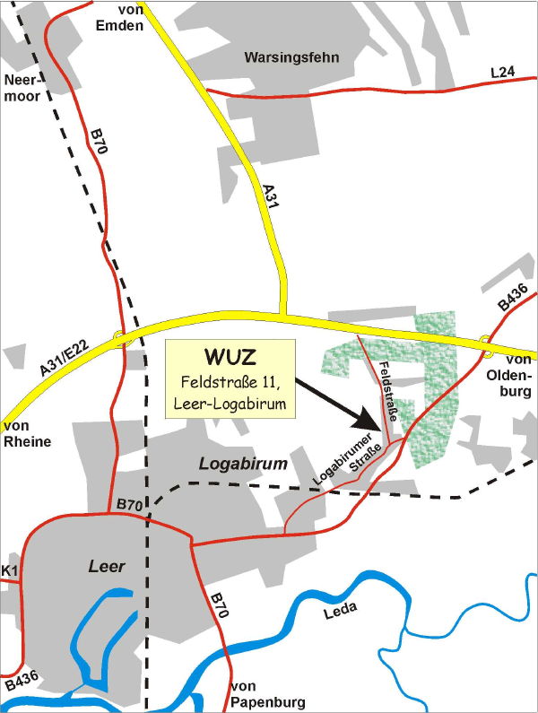 Anfahrtskizze