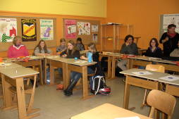 Foto vom Vorlesewettbewerb 2008 am TGG