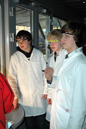 Foto vom Besuch des Discovery Trucks der Rijksuniversität Groningen 2010
