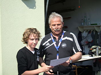 Foto von der Siegerehrung
