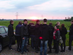 Foto von der Beobachtung des Venustransits 2012
