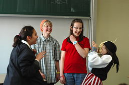 Foto vom Informationsnachmittag für Viertklässler und ihre Eltern 2013