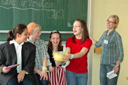 Foto vom Informationsnachmittag für Viertklässler und ihre Eltern 2013