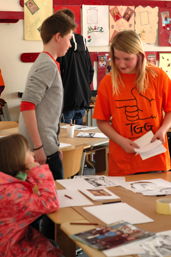 Foto vom Informationsnachmittag für Viertklässler und ihre Eltern 2013
