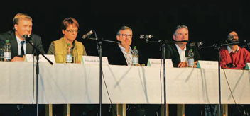 Foto von der Podiumsdiskussion