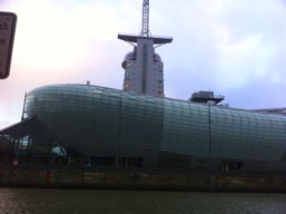 Foto von der Fahrt der 8en 2013/14 ins Klimahaus Bremerhaven