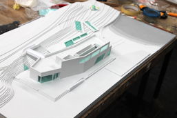 In der Modellbauwerkstatt der Jade-Hochschule Oldenburg