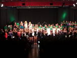 Foto vom Auftritt der Bogerman-Bigband im September 2013 in der Aula des TGG