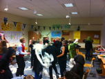 Foto von der Halloween-Feier der 6b