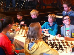Foto von den Ostfrieslandmeisterschaften im Schulschach 2014