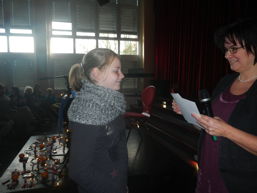 Foto vom Vorlesewettbewerb der 6. Klassen 2013