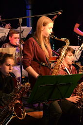 Foto vom Auftritt der Groove Gang bei der Benefizparty der Lions-Clubs 2014