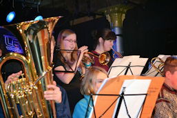 Foto vom Auftritt der Groove Gang bei der Benefizparty der Lions-Clubs 2014
