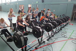 Foto von der EWE Rowing Challenge am TGG (2015)