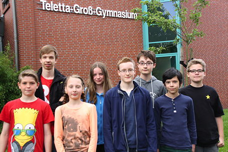 Foto der Sieger beim Känguru-Wettbewerb 2015