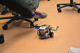 Foto von der Aktion 'Lass’ die Roboter tanzen!' (2015)