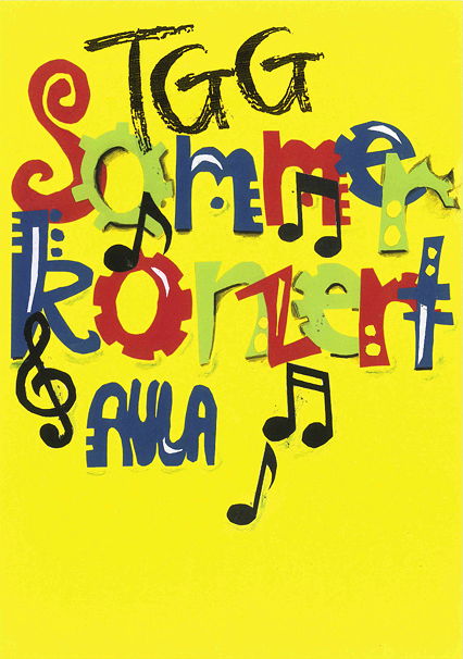Plakat zur Aufführung