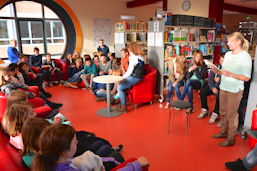 Foto vom Vorlesetag am TGG 2014