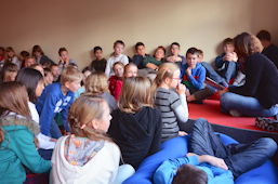 Foto vom Vorlesetag am TGG 2014