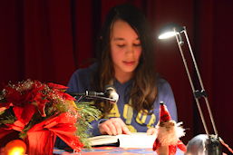 Foto vom Vorlesewettbewerb der 6. Klassen 2014