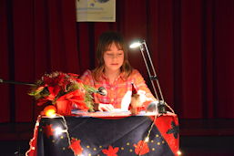 Foto vom Vorlesewettbewerb der 6. Klassen 2014