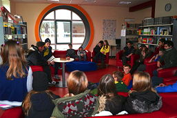 Foto von der Veranstaltung 'Vorlesen und Musizieren im Advent' 2015