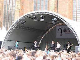 Foto der Gruppe SoulControl beim Bläserklassentag in Verden 2016