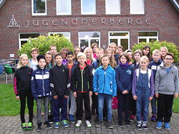 Foto von der Klassenfahrt der 6a 2015/16 des TGG