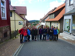 Foto von der Klassenfahrt der 8d 2015/16 des TGG