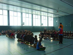 Foto vom Sportturnier der 8. Klassen (2016)