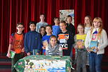 Foto vom Vorlesewettbewerb der 6. Klassen 2015