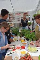 Foto vom Food-Festival des TGG am 20.06.2017