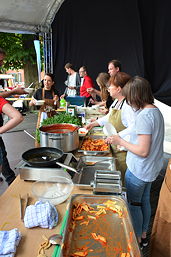 Foto vom Food-Festival des TGG am 20.06.2017