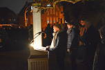 Foto von der Gedenkveranstaltung am 09.11.2016