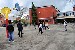Foto vom Aktionstag mit jugendlichen Flüchtlingen