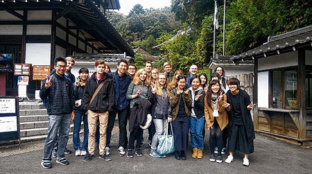 Foto von der Austauschfahrt zur Kitazono Highschool in Itabashi 2016
