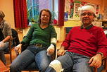 Foto von Teilnehmern am Erste-Hilfe-Kurs