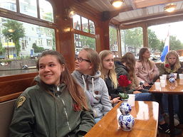 Foto von der Austauschfahrt des 8. Jahrgangs nach Sneek (2017)