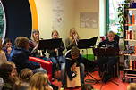 Foto vom Vorlesen und Musizieren im Advent 2016