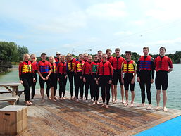 Foto von den Versuchen des sf84 im Wasserski (2017)