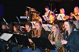 Foto vom Auftritt der „Groove Gang“ bei der Benefizparty im Zollhaus am 04.11.2016
