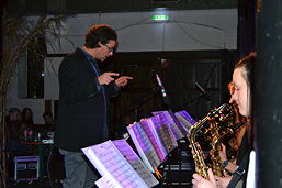 Foto vom Auftritt der „Groove Gang“ bei der Benefizparty im Zollhaus am 04.11.2016