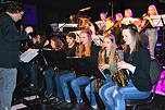 Foto vom Auftritt der „Groove Gang“ bei der Benefizparty im Zollhaus am 04.11.2016
