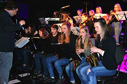 Foto vom Auftritt der „Groove Gang“ bei der Benefizparty im Zollhaus am 04.11.2016