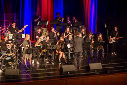 Foto vom Auftritt der Jazz-AG beim Musikschul-Jubiläumskonzert am 17.11.2017