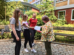 Foto von der Verleihung des Latinums (2018/19)